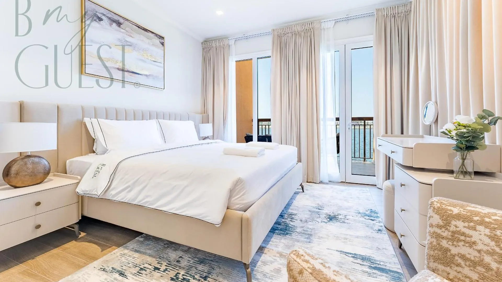 Luxurious Waterfront Villa Sea & Burj Khalifa View Dubai Holiday home
